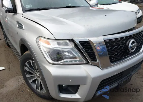 2019 Nissan Armada Sl из США, поврежденный, VIN JN8AY2NC7K9588154
